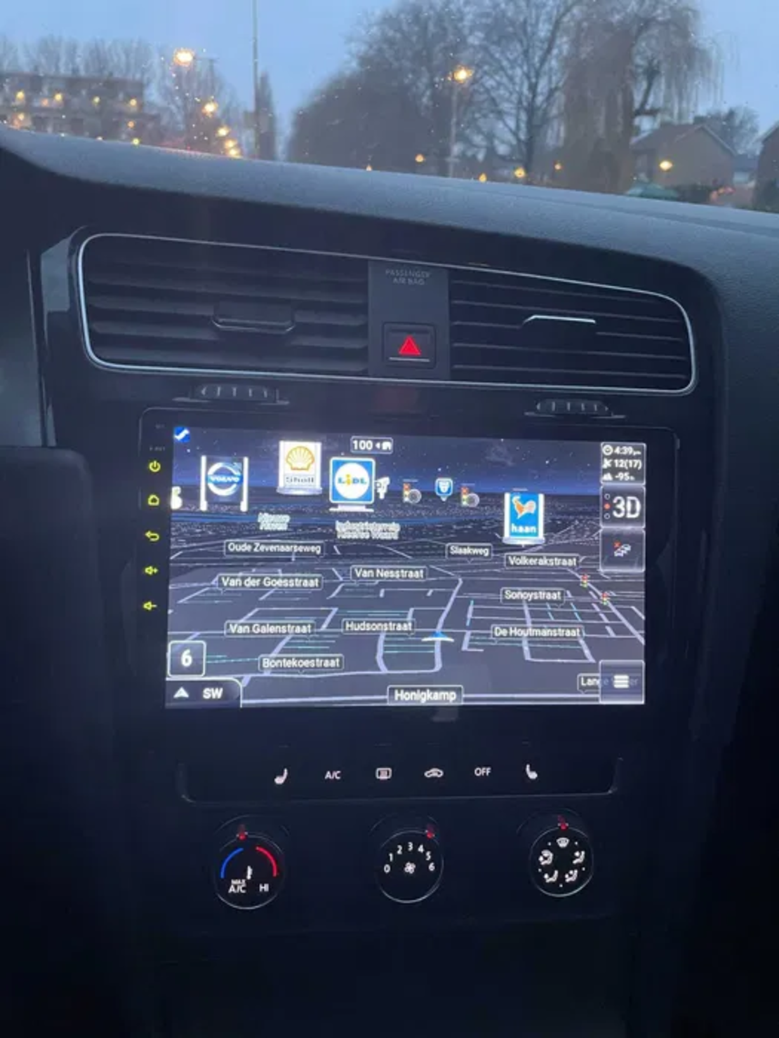 VW GOLF VII 2012-2019 Android Multimedia/Navigation