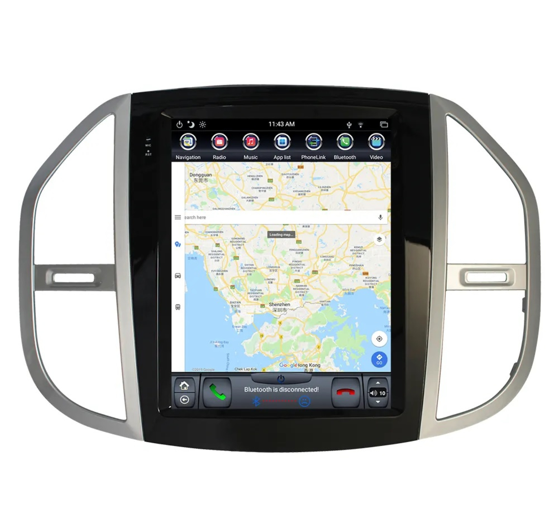 Mercedes Benz Vito 2016-2019, Tesla Android Multimedia/Navigation