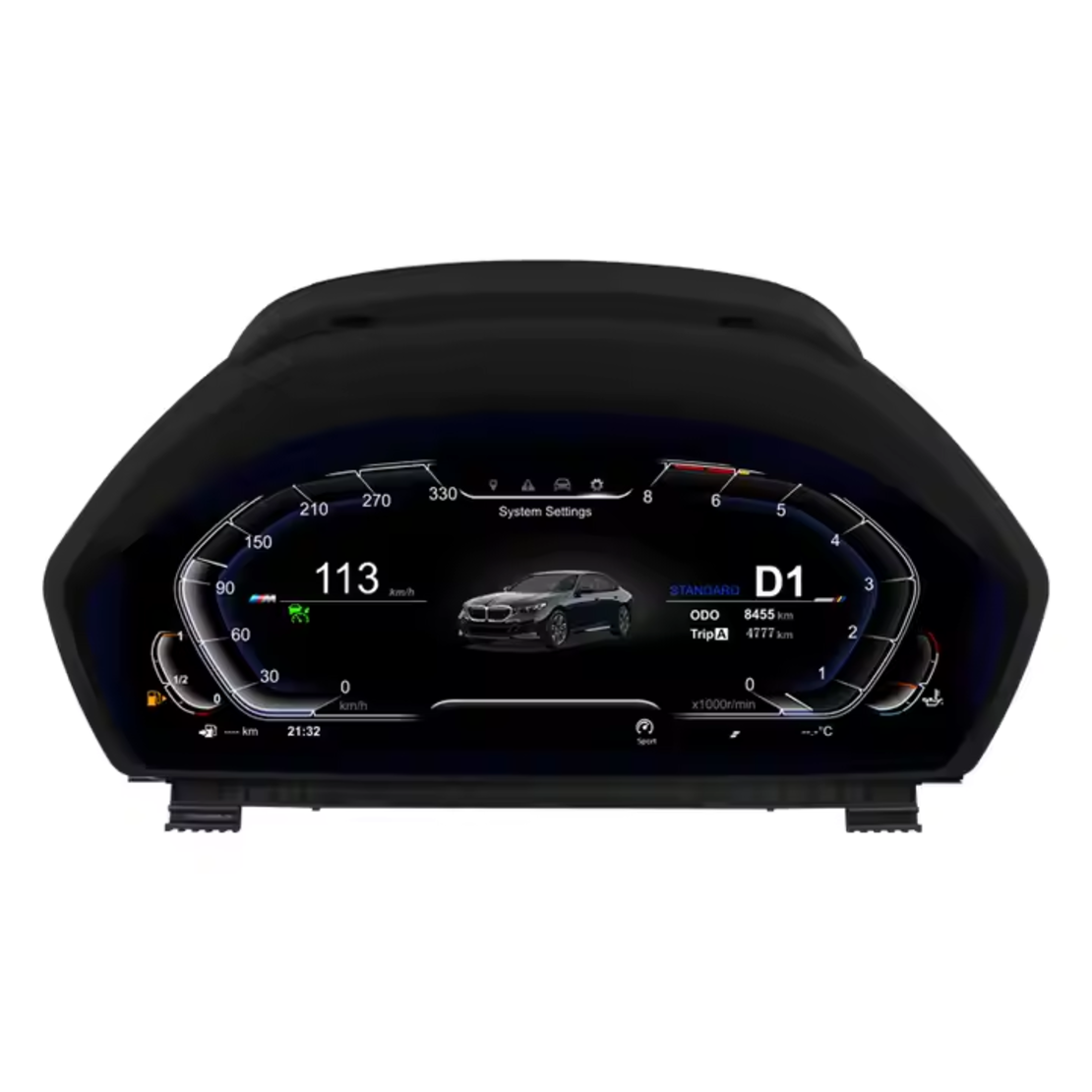 Дигитален километраж BMW F30 F31 F34 F32 F33 F36 12.3