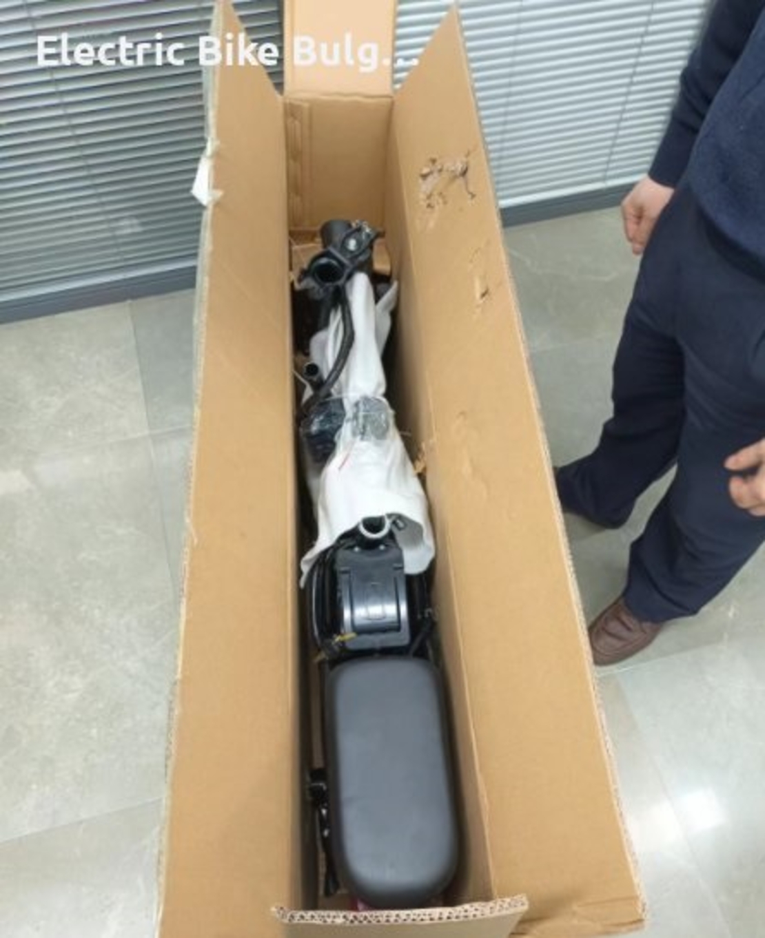 Foldable electric bicycle ENWE T14, 48V
