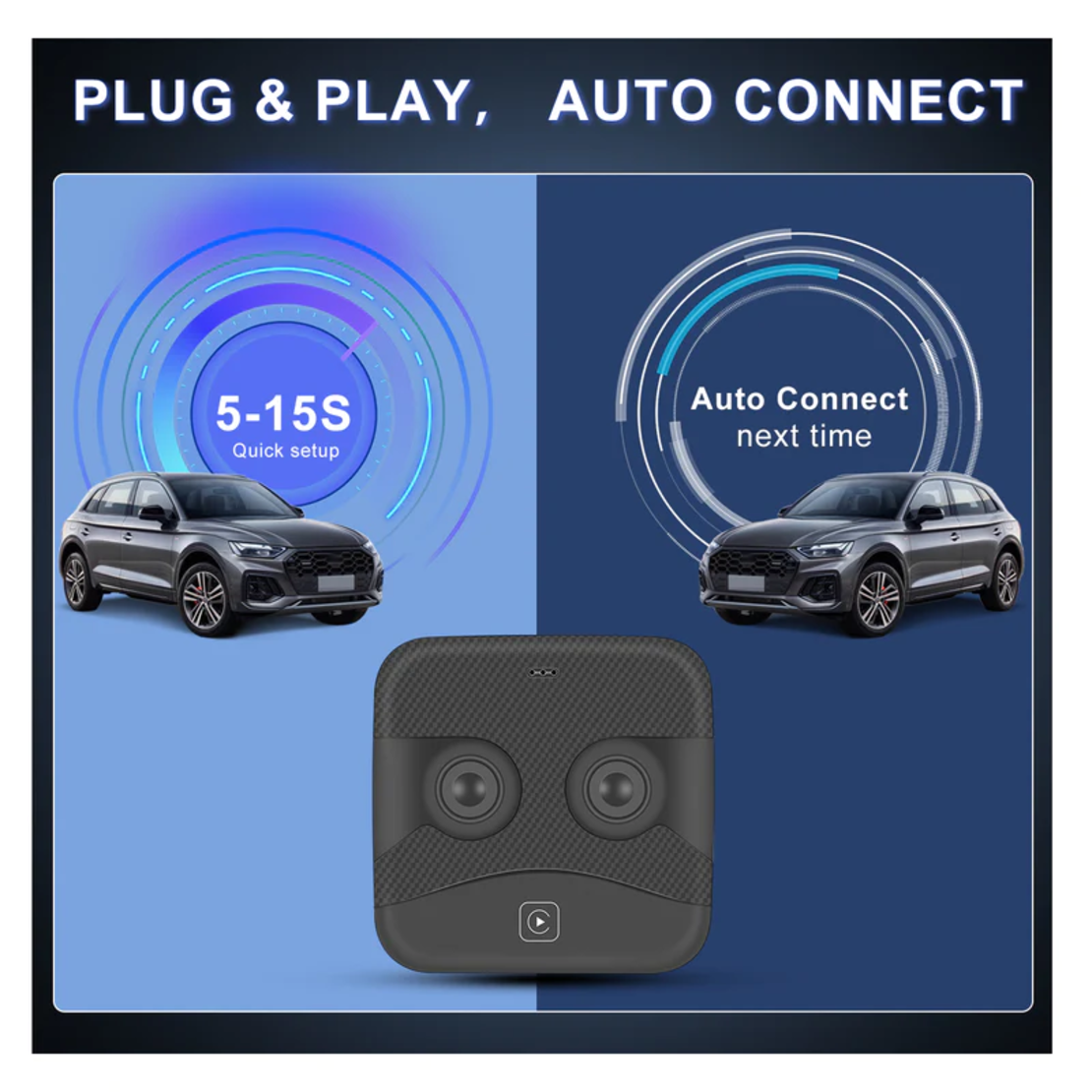 Безжичен Аpple/Carplay USB адаптер