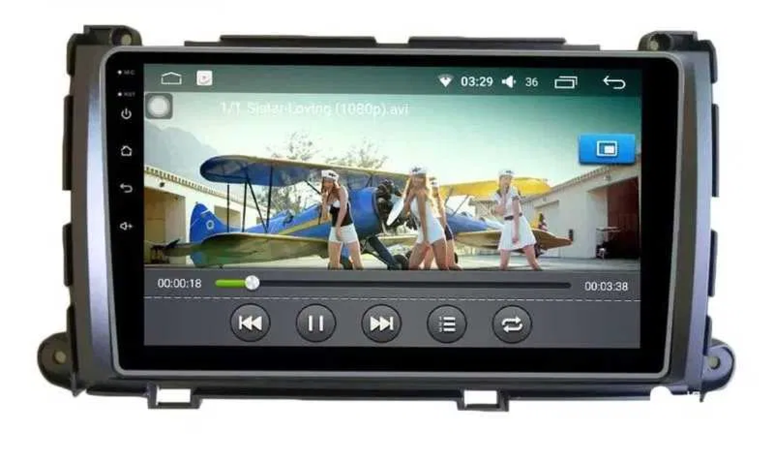 TOYOTA SIENNA 2010-2017 Android Mултимедия/Навигация