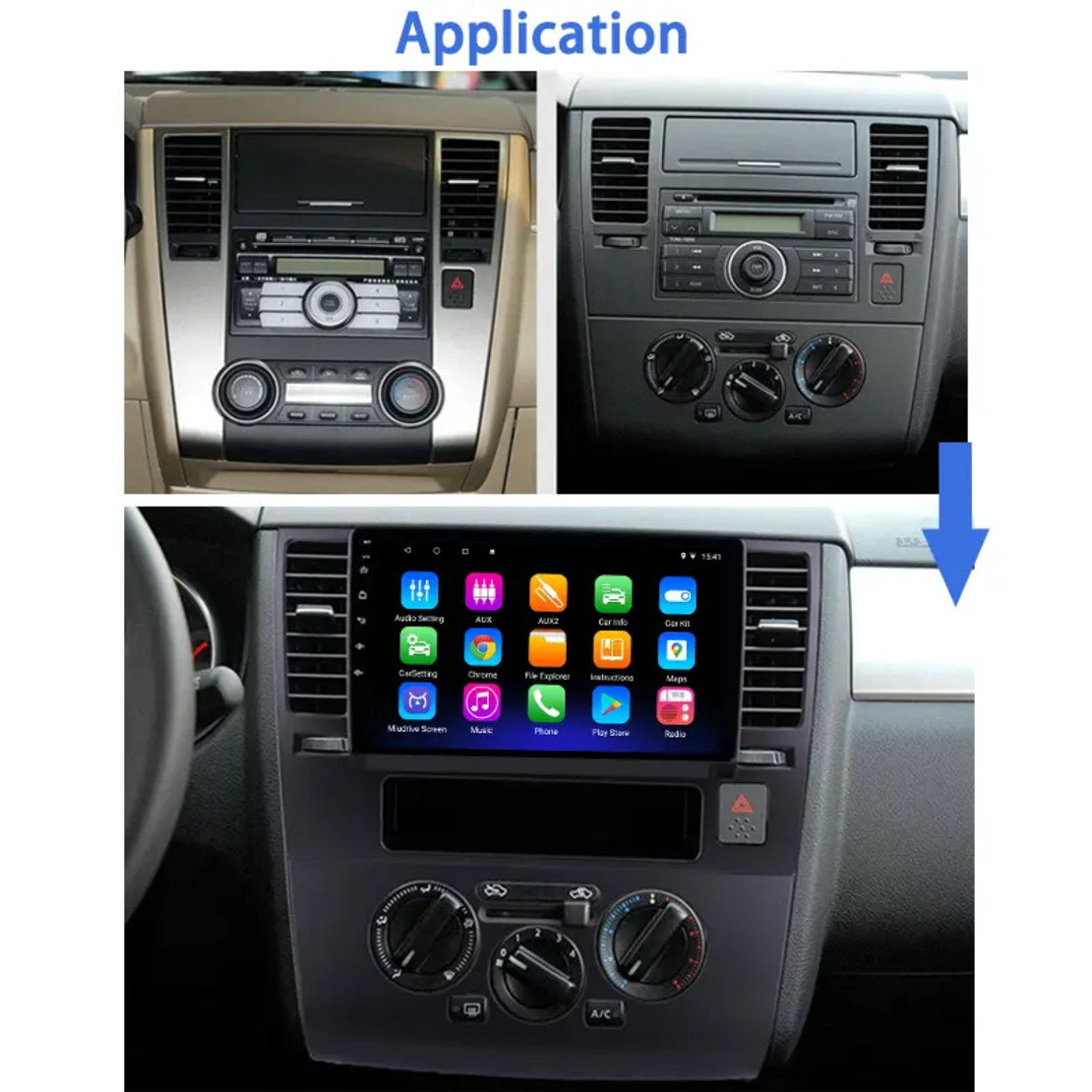 Nissan Tiida 2005-2012, Android Multimedia/Navigation