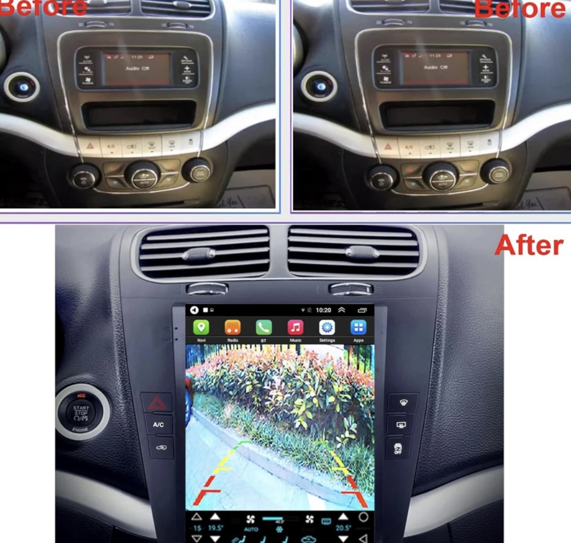 Dodge Journey/Fiat Freemont 2011-2020, Tesla Android Навигация