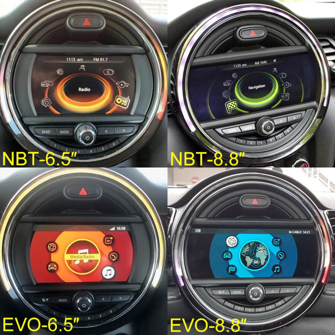 CarPlay интерфейс за BMW и Mini с NBT EVO(ID5/ID6) система