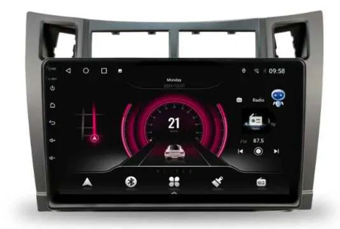 Toyota Yaris 2005 - 2012 Android Mултимедия/Навигация