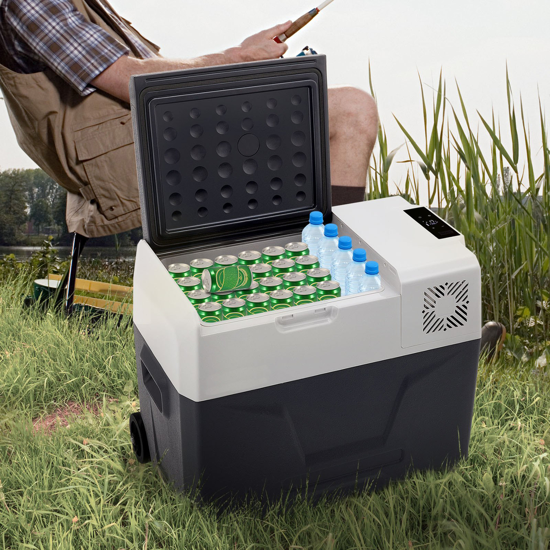 Компресорен авто хладилник VEVOR 30L / 40L / 50L – 12V/24V/220V