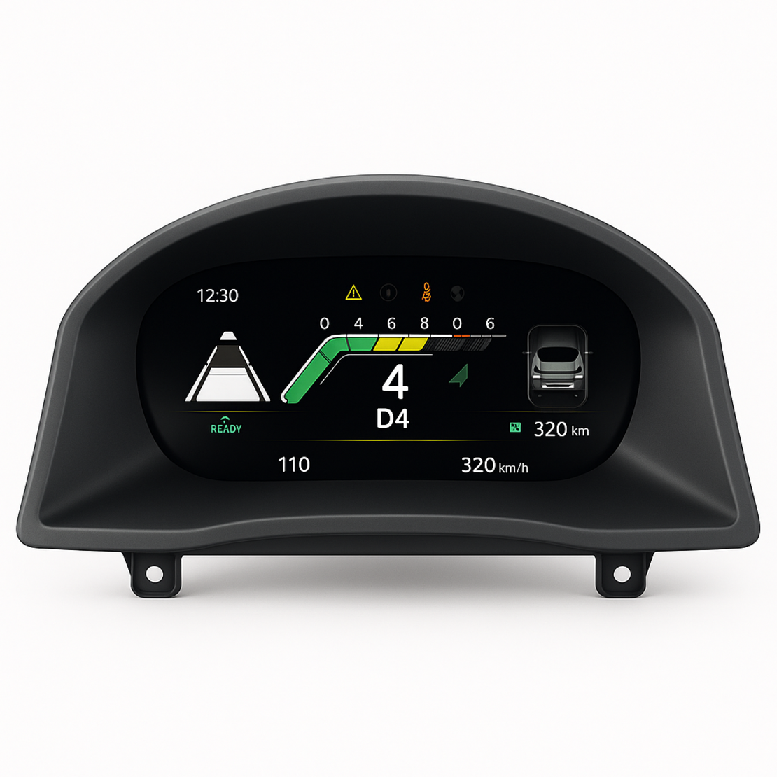 Дигитален километраж за VW Golf 5 (2004–2008) | 10.25'' LCD Табло