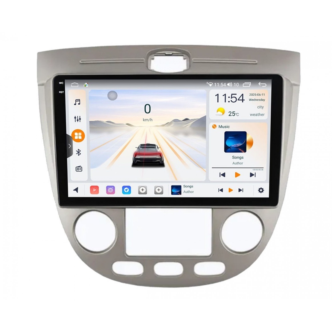 Chevrolet Nubira Lacetti J200 (2004–2010) Daewoo Gentra 2 (2013-2015) - Климатроник Android Mултимедия/Навигация