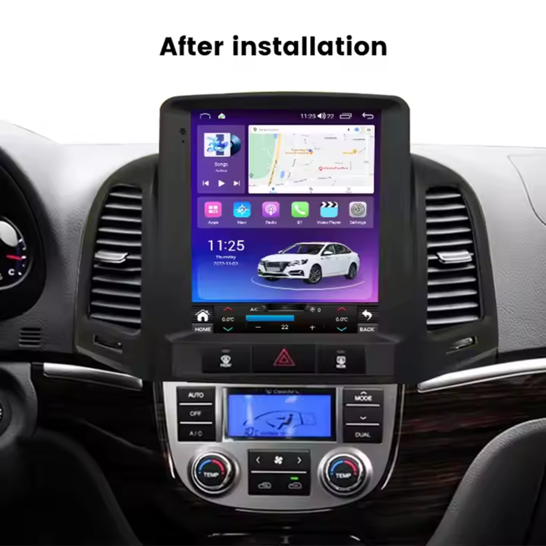 Hyundai Santa Fe 2006-2012 Tesla Android Mултимедия/Навигация