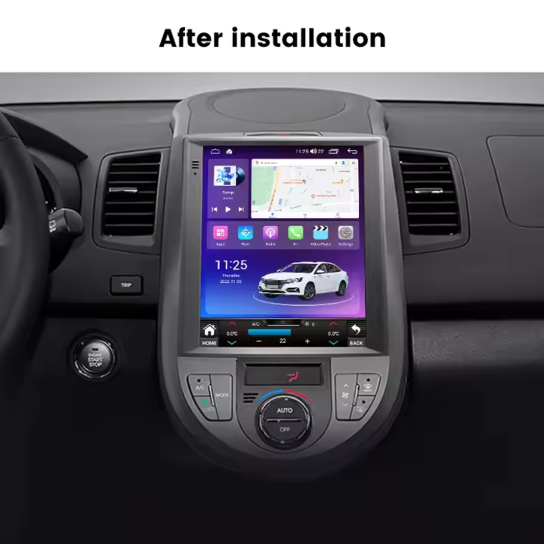 Kia Soul 2010 - 2013 Tesla Android Mултимедия/Навигация