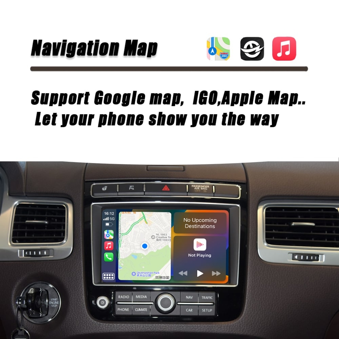 CarPlay / Android Auto модул за Volkswagen Touareg (2011–2018)