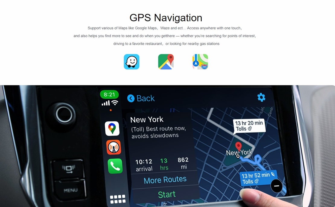Peugeot/CITROEN/ DS Безжичен Apple Carplay Android Auto MMI BOX