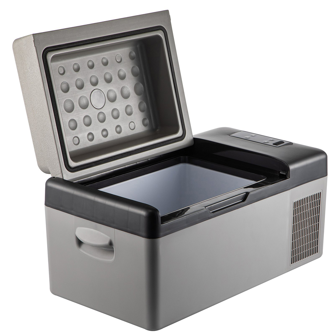 Компресорен авто хладилник VEVOR 20L – 12V/24V/220V, APP контрол, фризер до -20°C