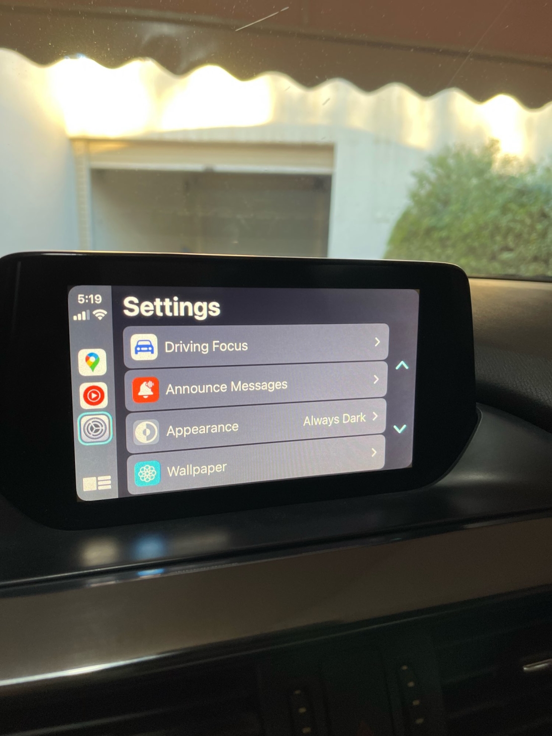 Mazda MX-5 2016-2020 Carplay/Android Auto Clarion интерфейс