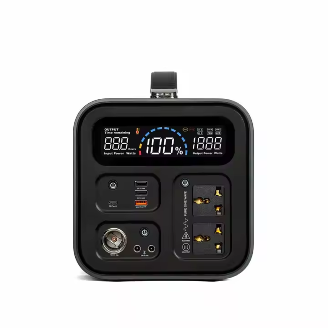 Преносим соларен генератор за ток Power Station G11, 1200W, 1100Wh
