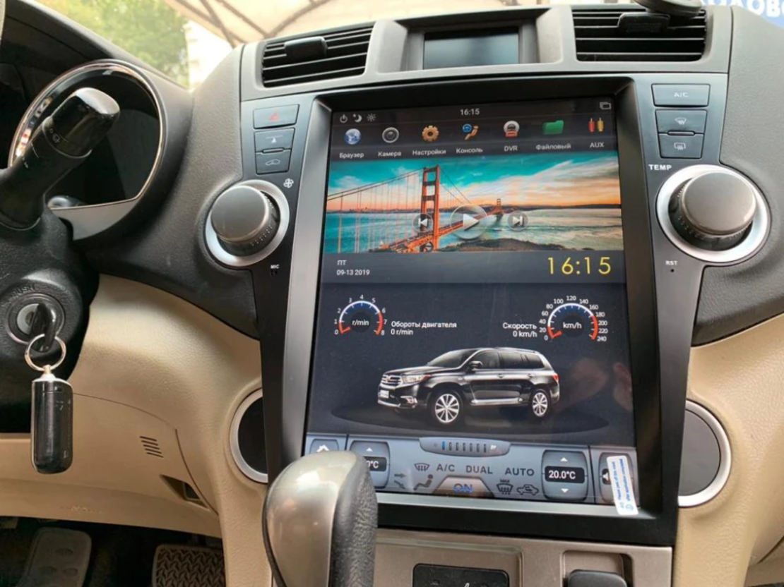 Toyota Highlander 2007 - 2013 Tesla Android Mултимедия/Навигация