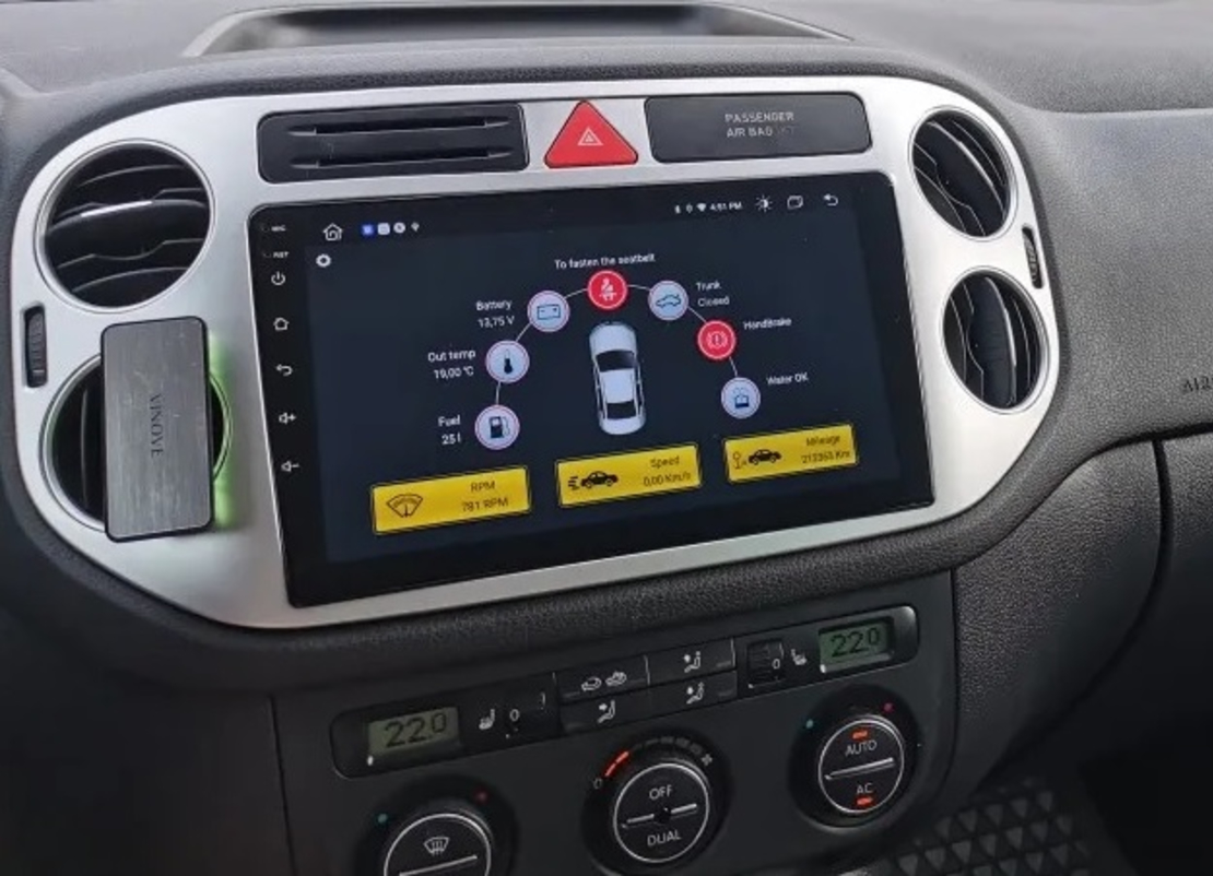 VW Tiguan 2007-2016 Android Multimedia/Navigation