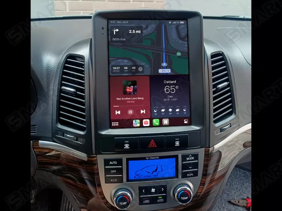 Hyundai Santa Fe 2006-2012 Tesla Android Mултимедия/Навигация