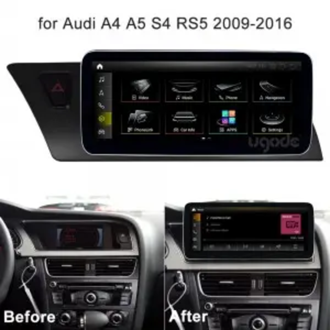 AUDI A4 A5, 2009-2016 LOW 12.3' Android Mултимедия/Навигация