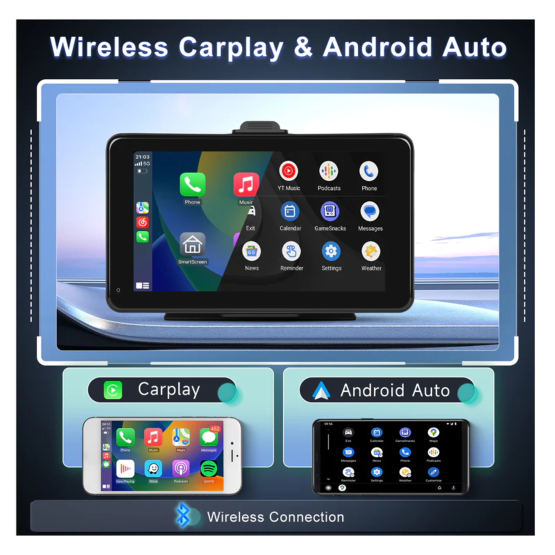 AndroidAuto/Apple Carplay IPS 7