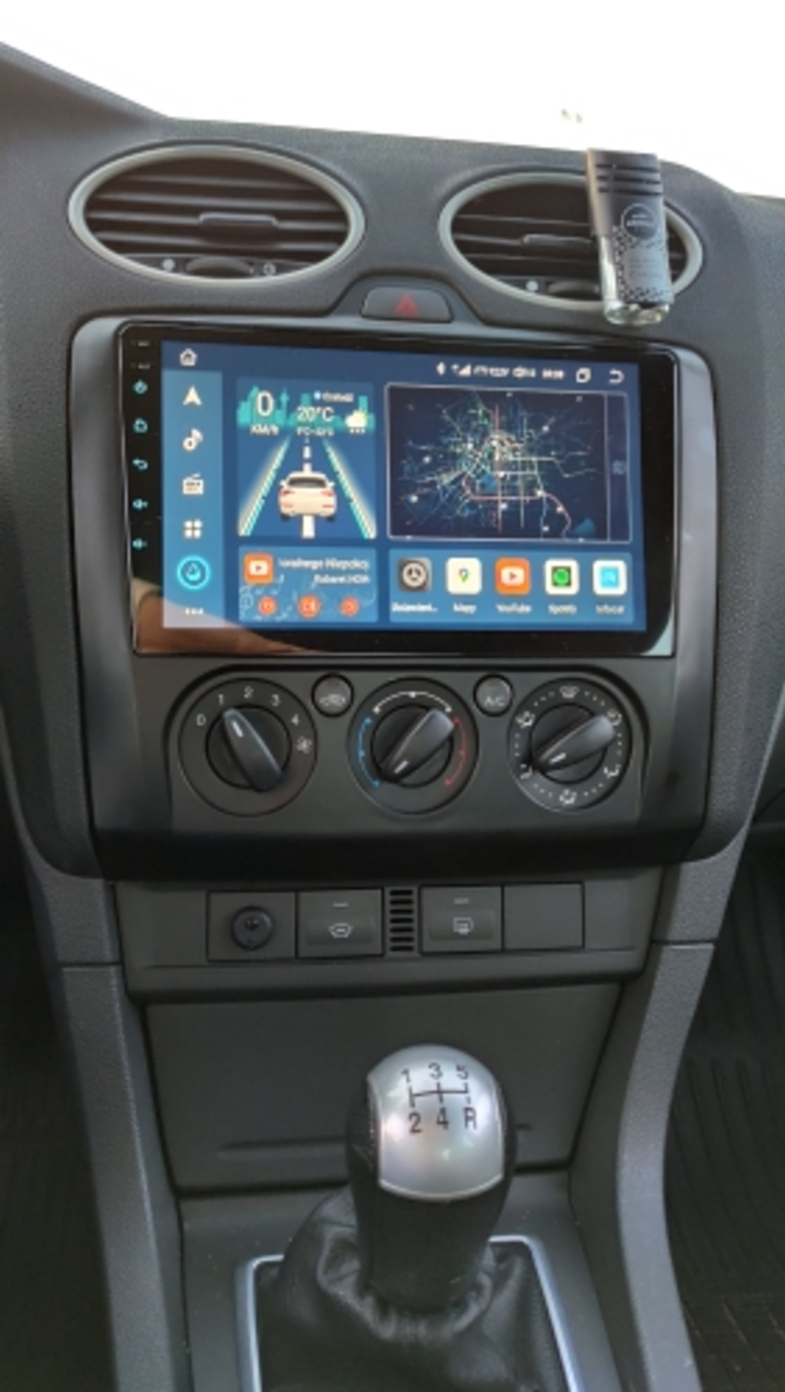 Ford Focus 2 MK2 2004- 2011 Android Multimedia-Climatic