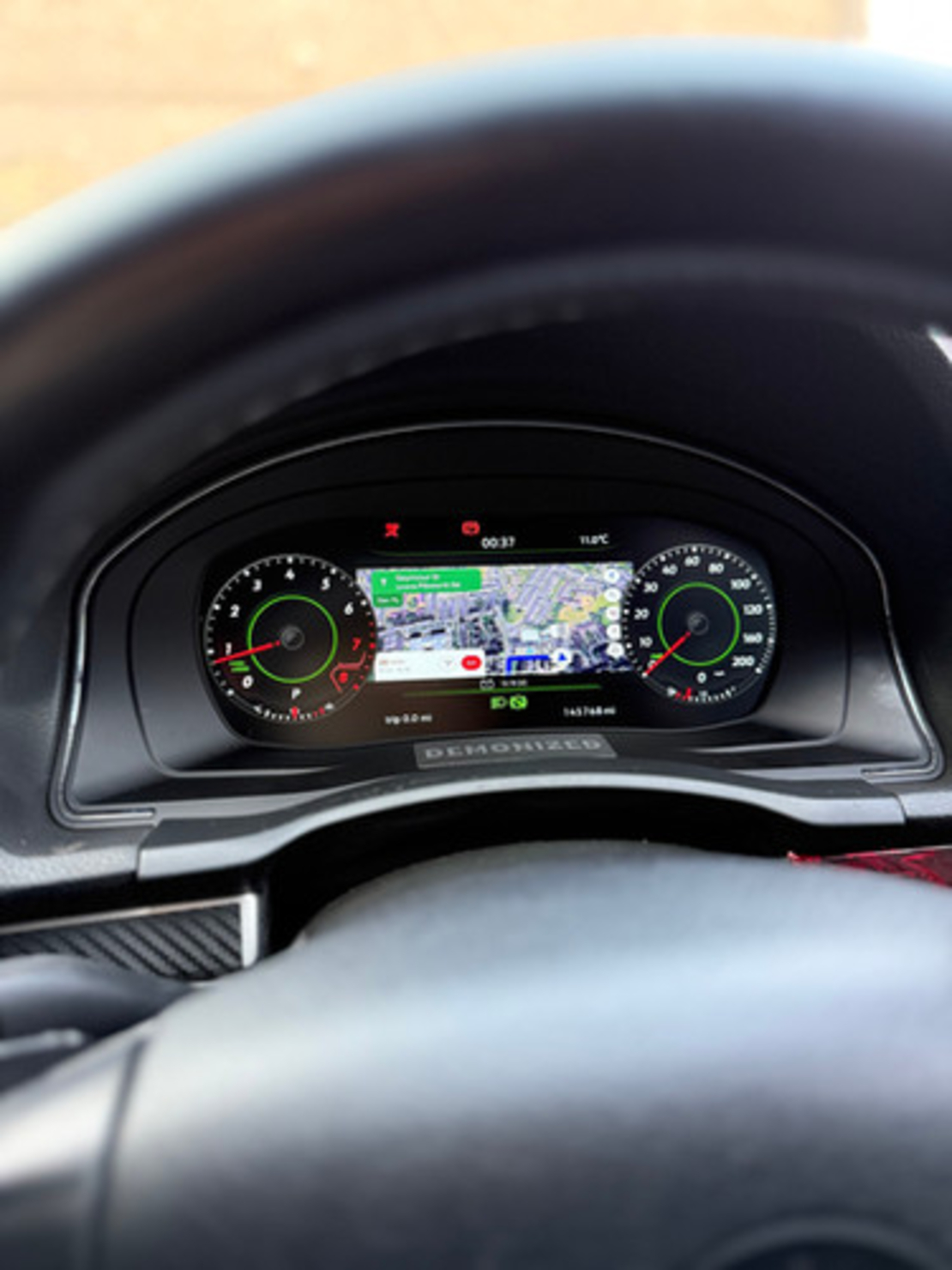 Дигитален километраж за VW Golf 5 (2004–2008) | 10.25'' LCD Табло