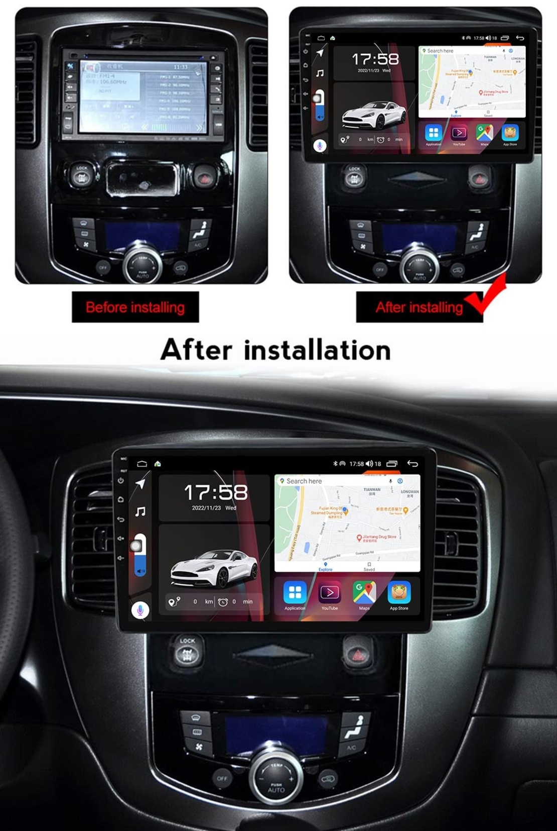 Ford Kuga 2008-2010 Android Mултимедия/Навигация