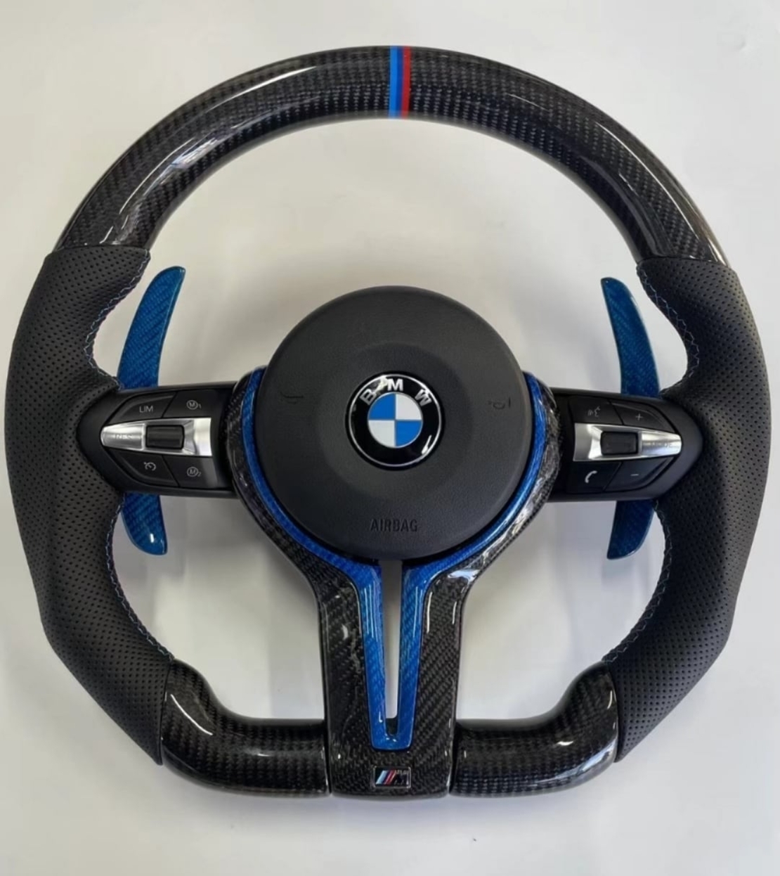 BMW M Performance волан – карбон със сини акценти – F/G серия