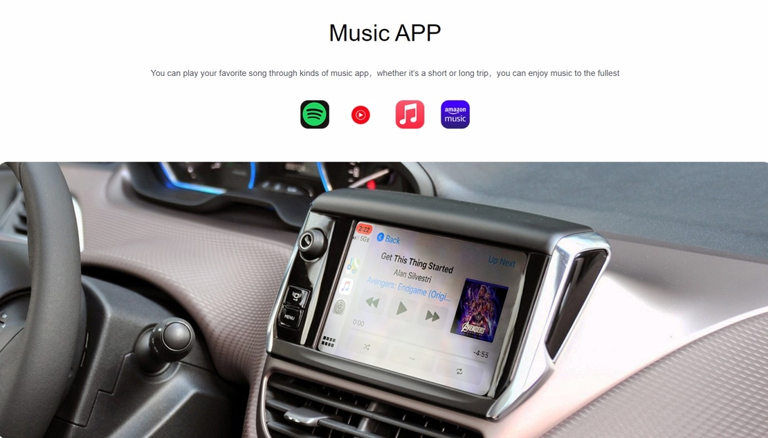 Peugeot/CITROEN/ DS Безжичен Apple Carplay Android Auto MMI BOX