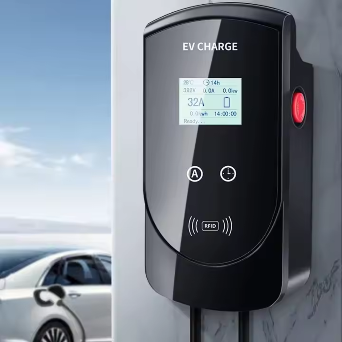 22kW Wallbox зарядна станция Бързо зареждане