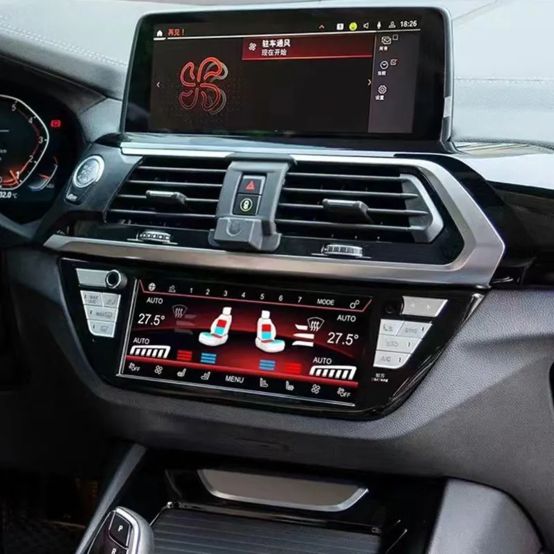 Климатичен дисплей за BMW X3/X3M/3 SERIES/5/M5/X4/X4M/6 SERIES GT