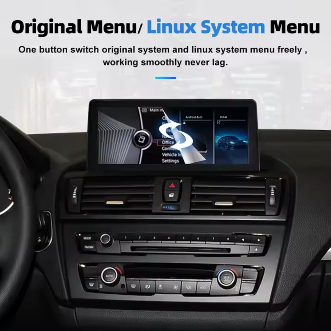 Дисплей за BMW 1 F20, F21, 2011-2017 с безжичен CarPlay/Android Auto