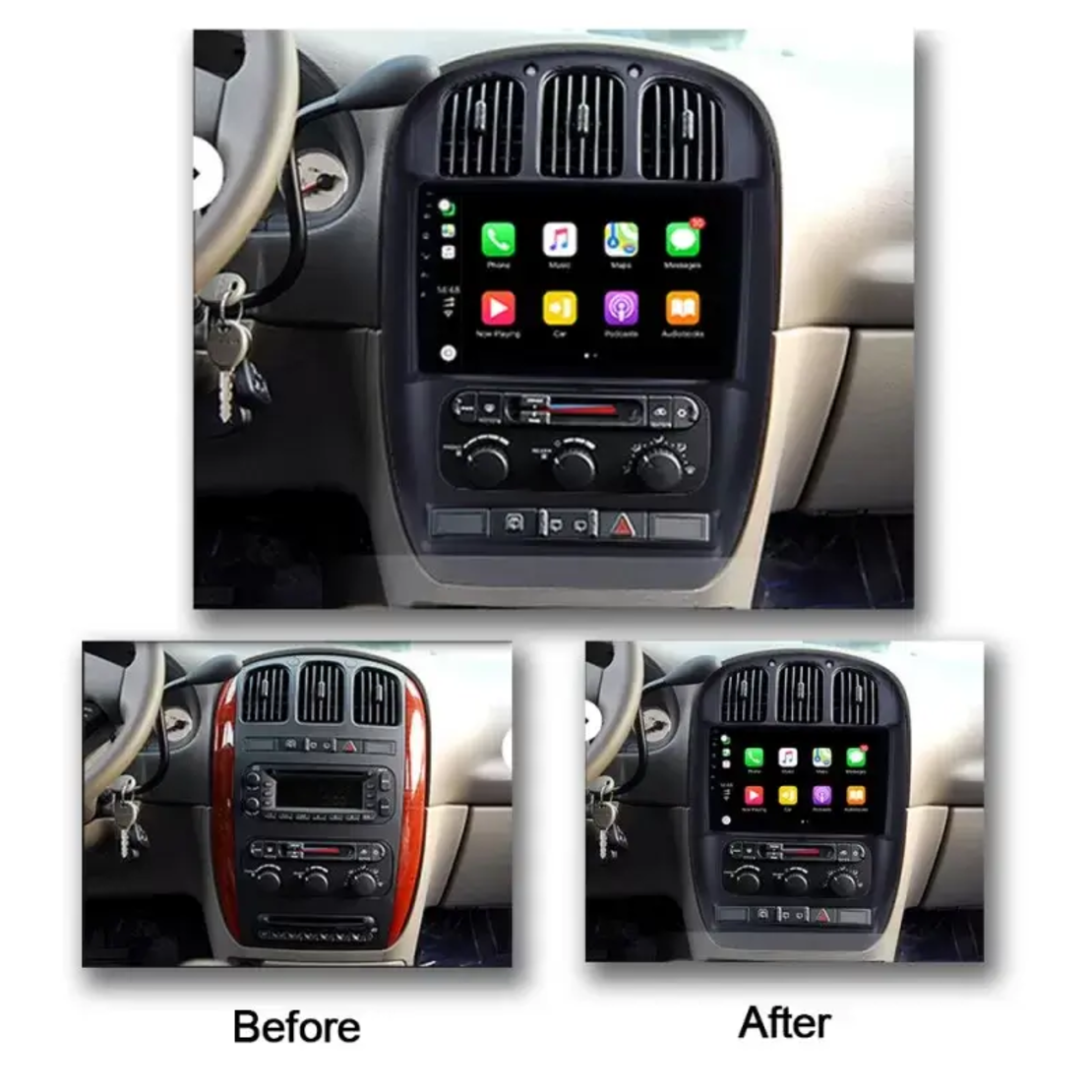 Chrysler Pacifica, Dodge Caravan, Voyager 2006-2012 Android Mултимедия