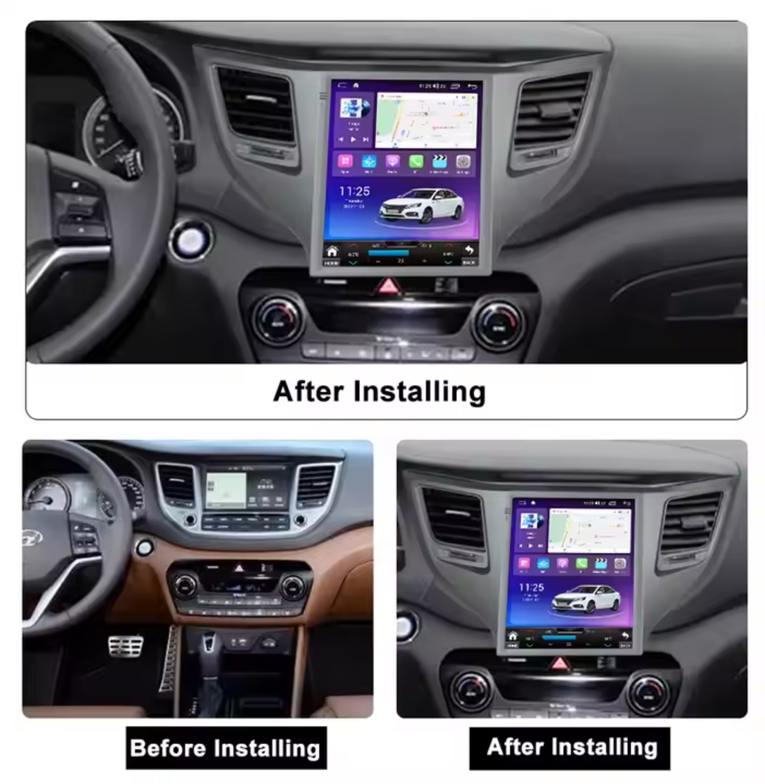 Hyundai Tucson IX35, 2015-2018 Tesla Android Mултимедия/Навигация
