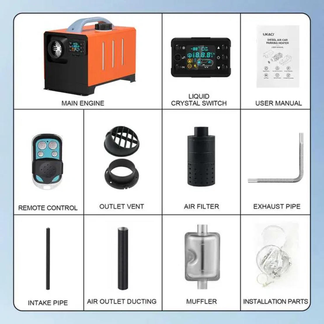 5KW LED Dry Diesel Heater/ Warmer