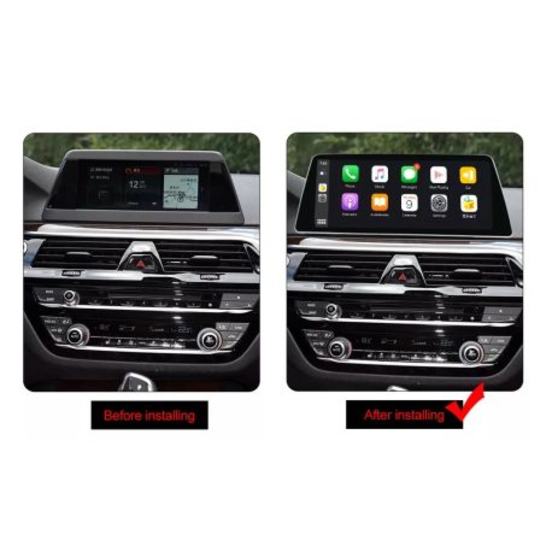 BMW 5 G30 G31 G38 2017 - 2023 12.3'' Аndroid 14 Mултимедия