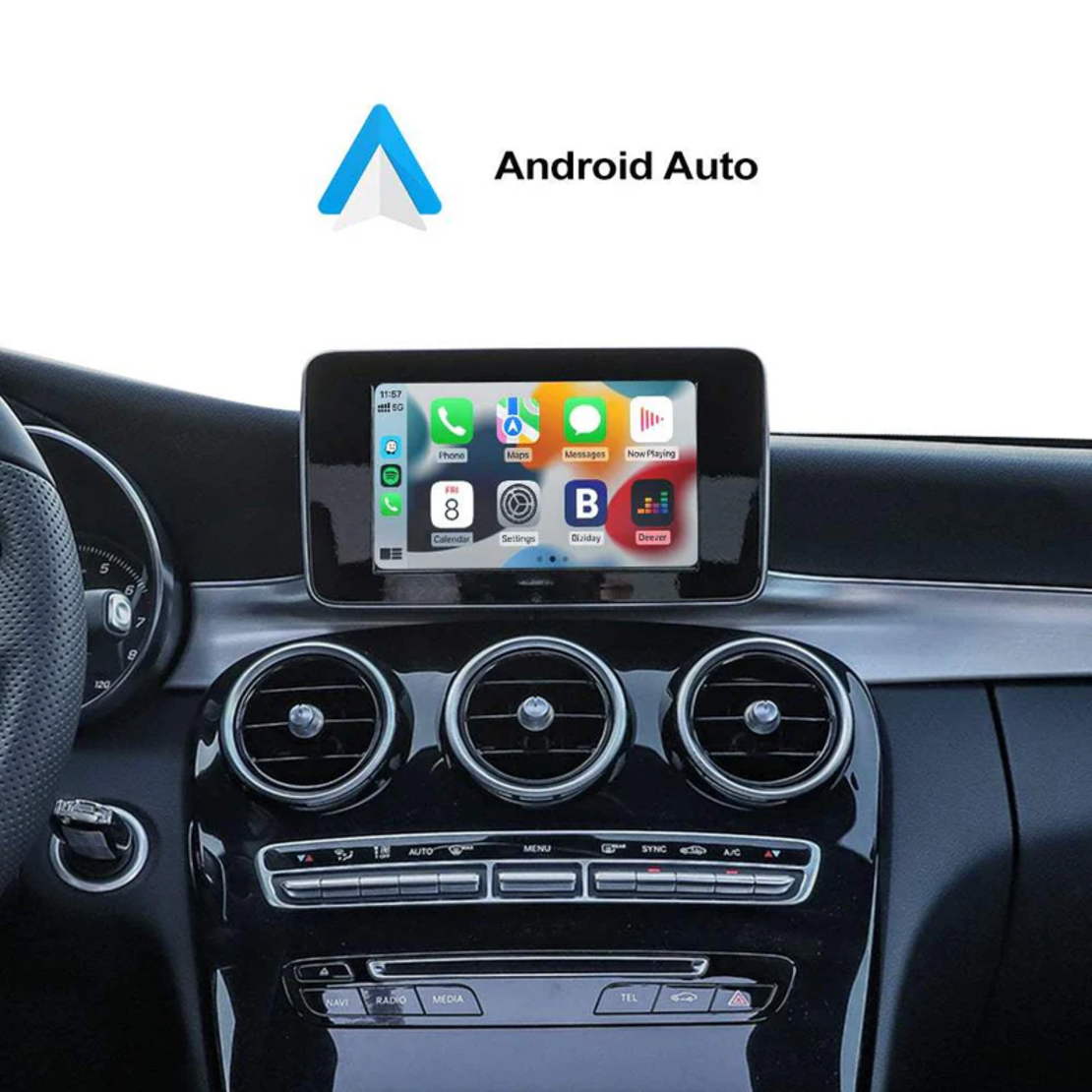 MERCEDES BENZ NTG 5.5/6.0 Безжичен Apple Carplay Android Auto MMI BOX