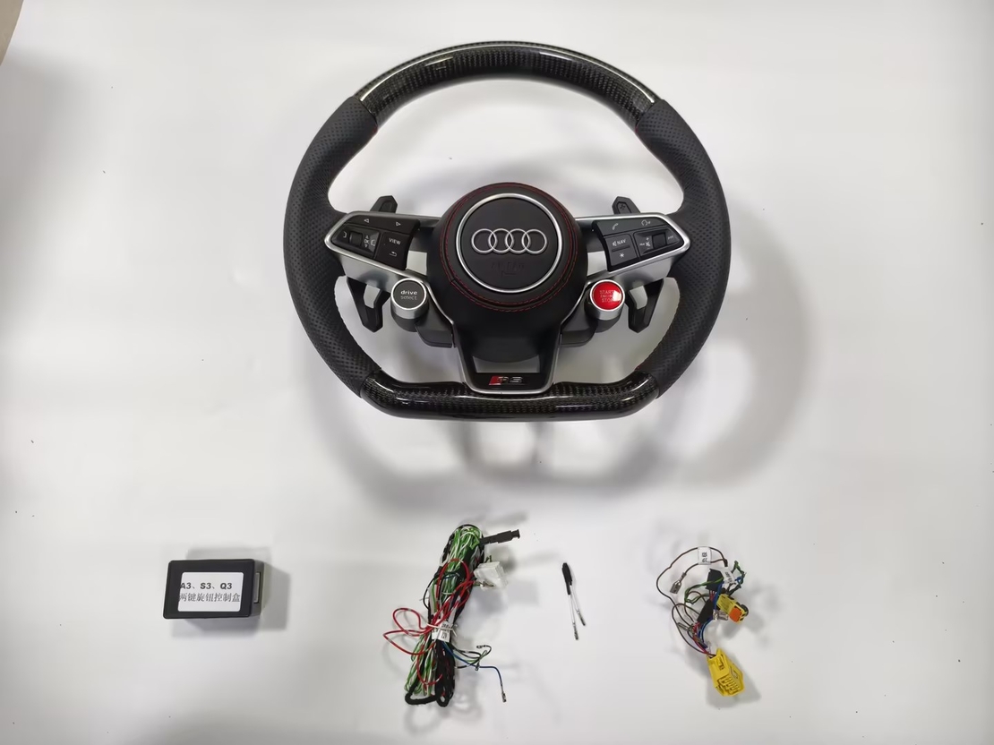 Custom Кожен/Карбонов Волан Audi MK3/TTRS/TTS/MK2/R8/TT/S3