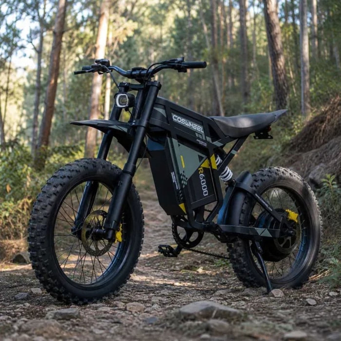 COSWHEEL R6000 – Електрически офроуд мотор / E-Dirt Bike 7000W | 60V 30Ah