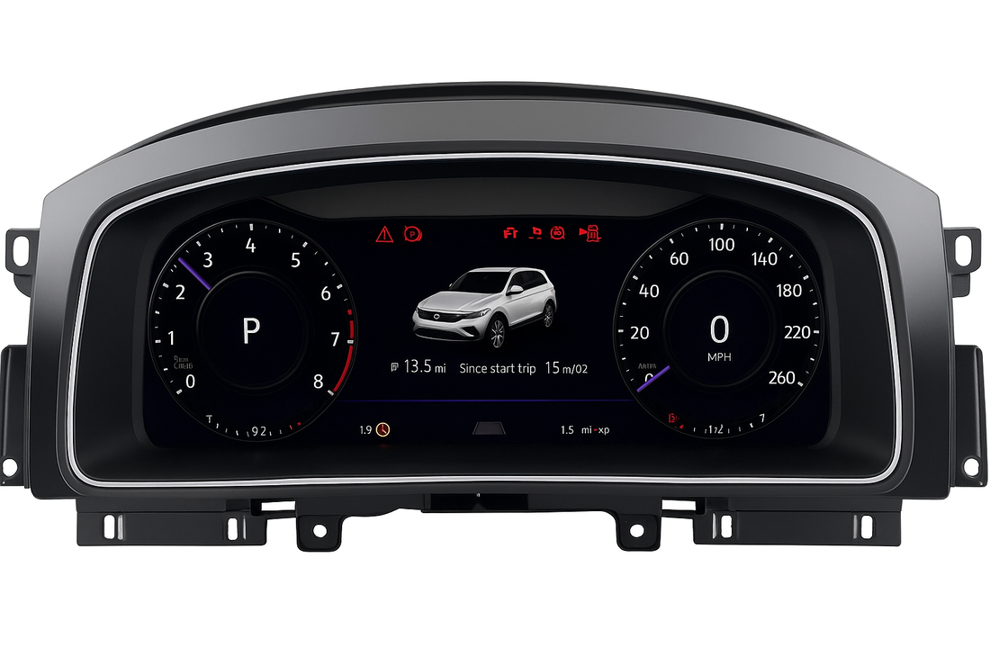 Дигитален километраж за VW Golf 7 / 7.5 2013–2020 | 10.25'' LCD Табло