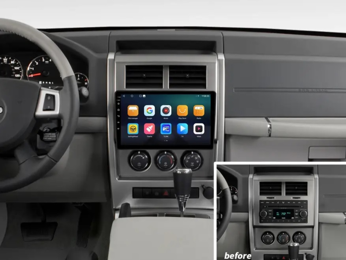 Jeep Liberty/Dodge Nitro 2008-2012, Android Multimedia/Navigation