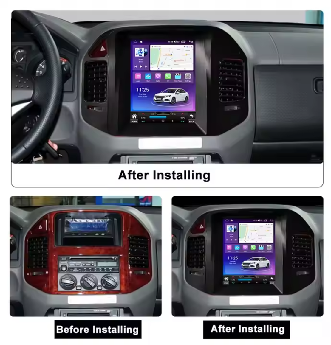 Mitsubishi Pajero V73 2004- 2011 Tesla Android Mултимедия/Навигация