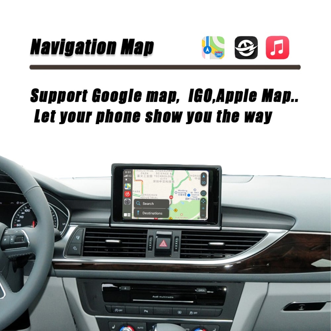 CarPlay / Android Auto модул за Audi A6 (2006–2015)