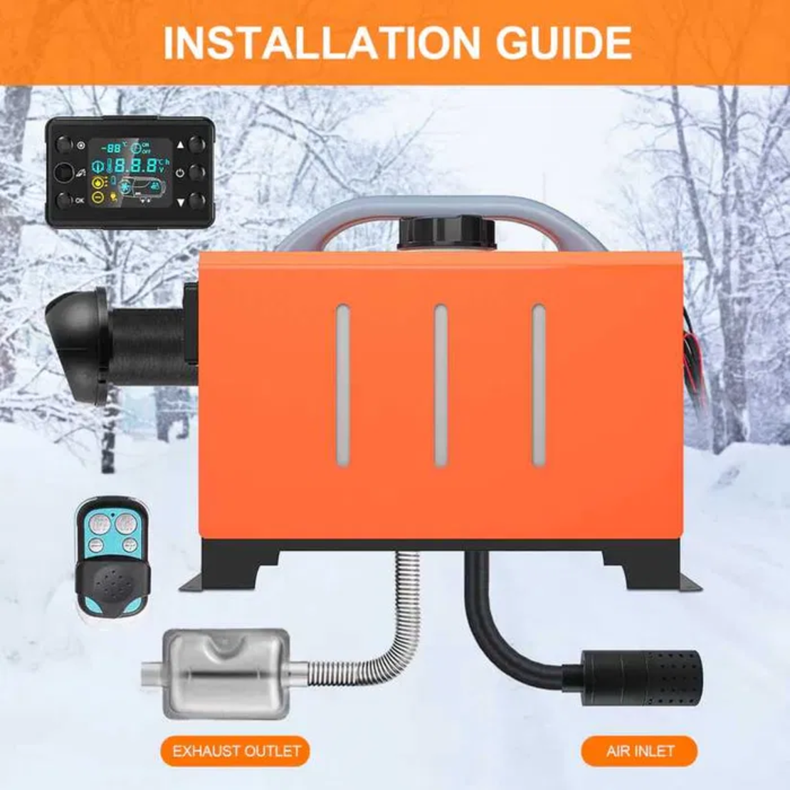 5KW LED Dry Diesel Heater/ Warmer
