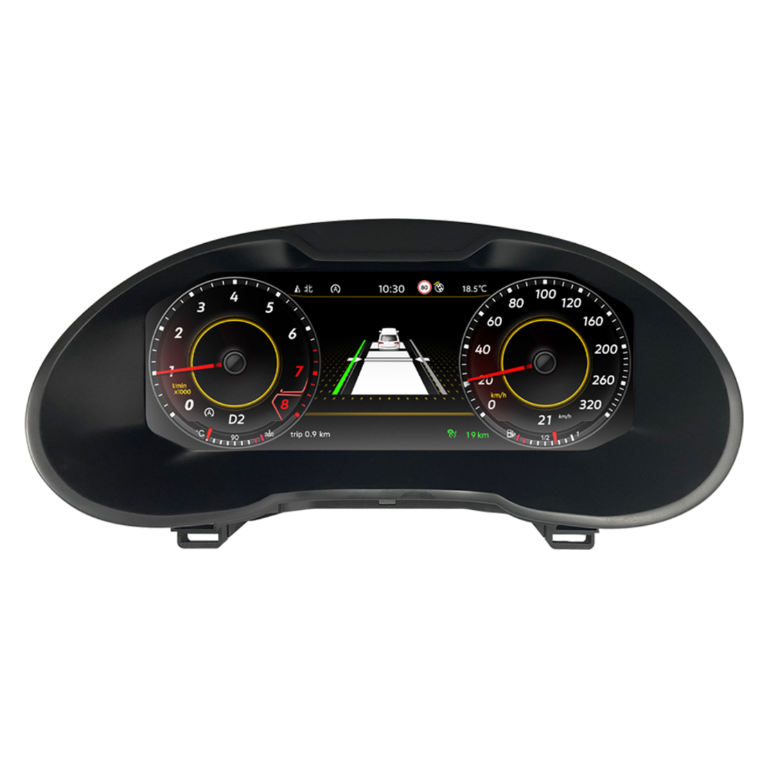 Дигитален километраж за Skoda Octavia (2008–2018) | 12.3'' LCD Табло