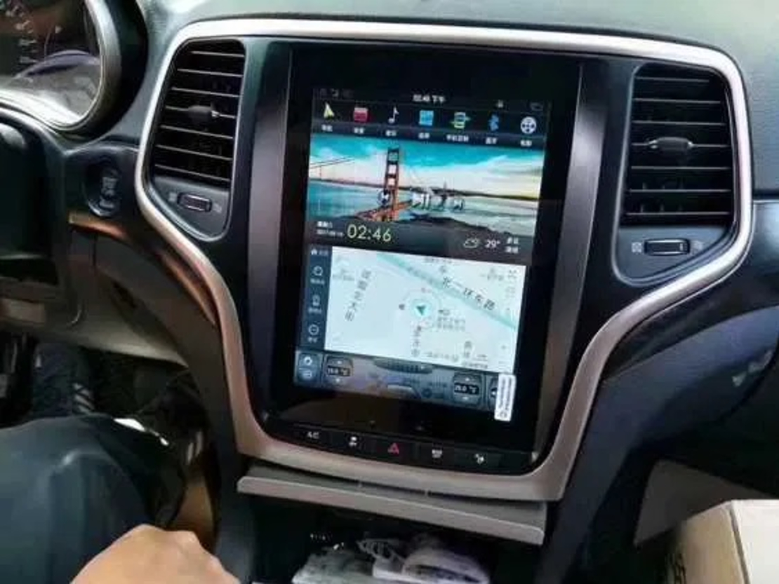 Jeep Cherokee 2014- 2018 Tesla Mултимедия/Навигация