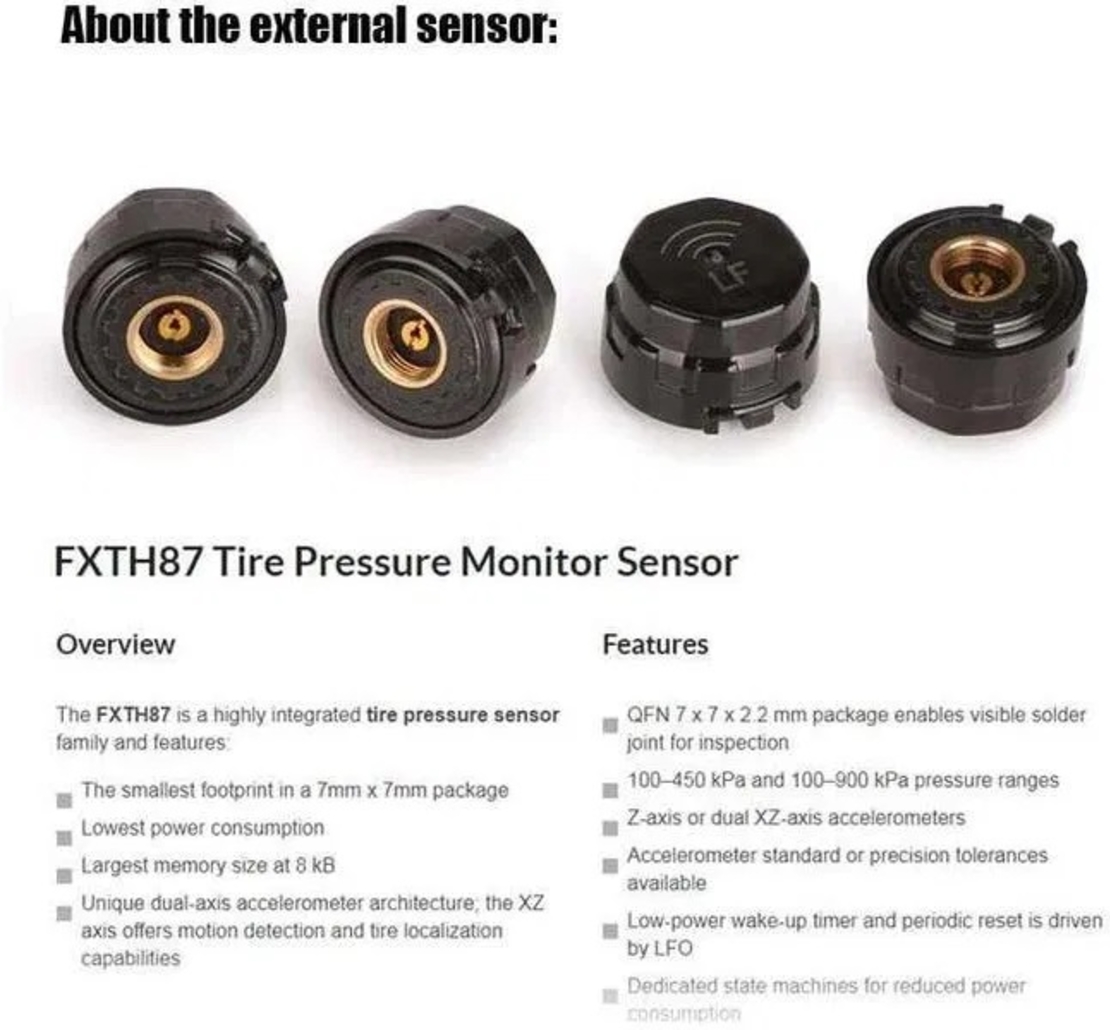 TPMS система за следене на налягането в гумите