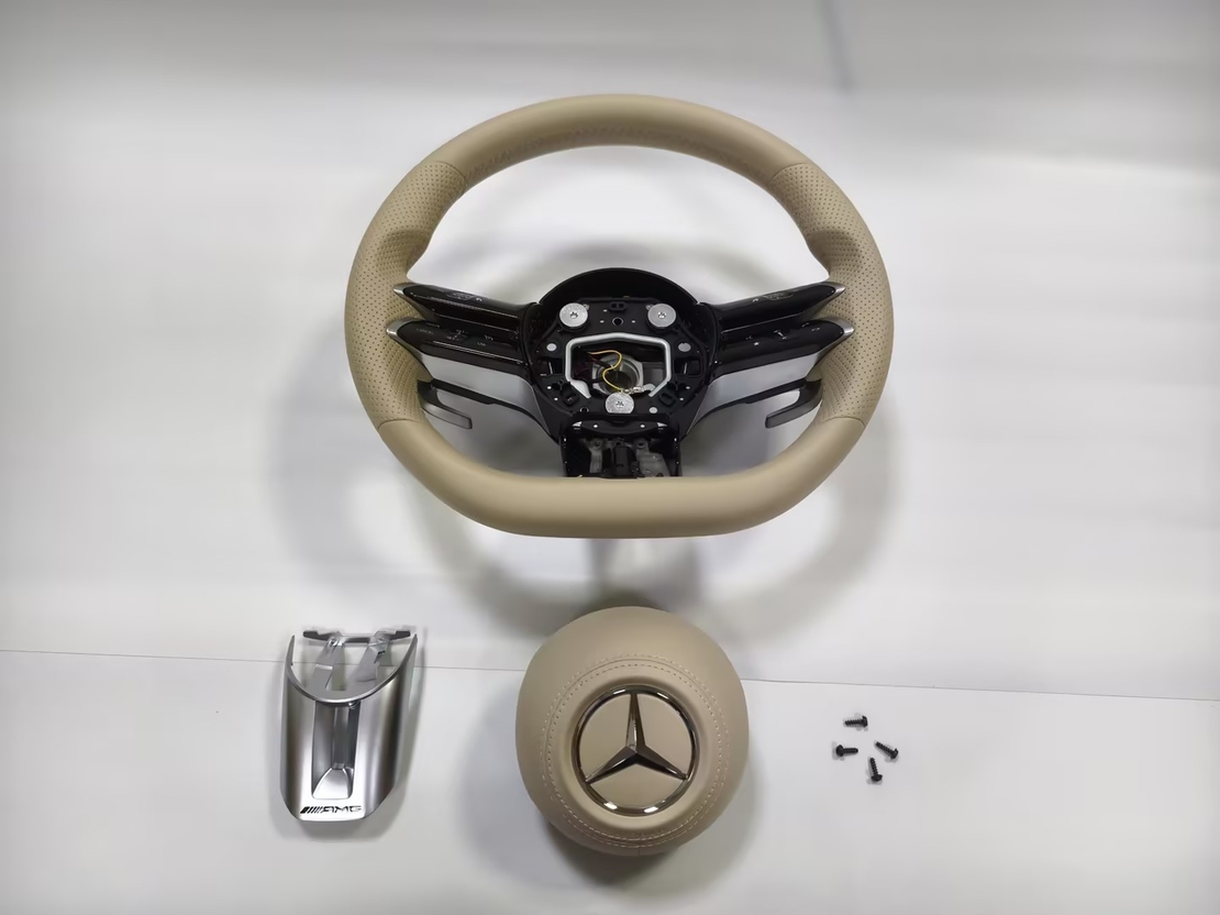 Спортен Кожен/Карбонов Волан AMG Mercedes A/B/C/CLA/CLS/E/G/GLC/GLS