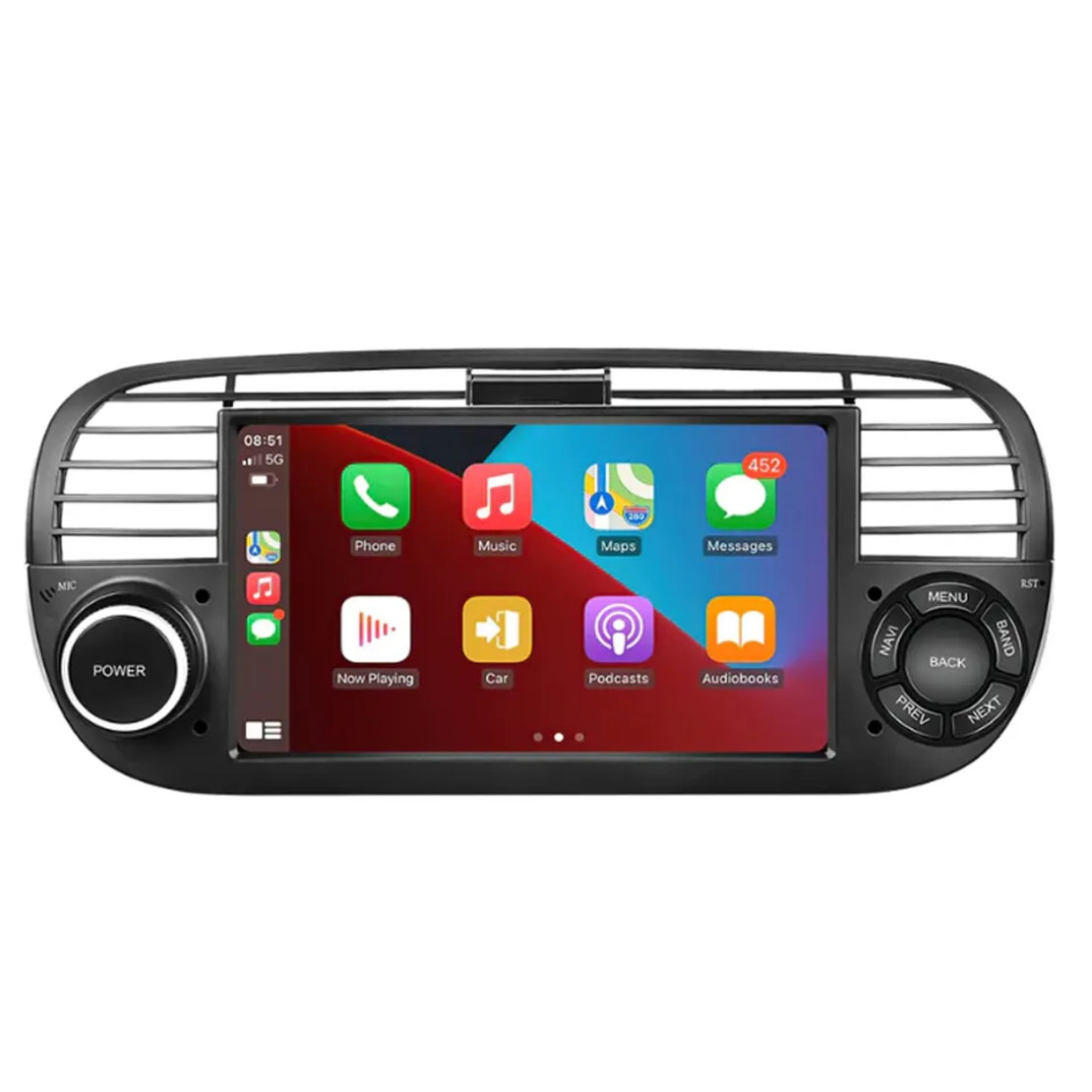 Fiat 500 2007-2015 Android Multimedia/Navigation